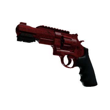 R8 Revolver - Crimson Web