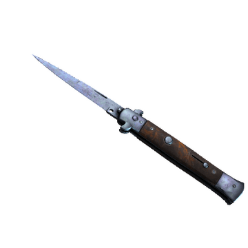 ★ Stiletto Knife - Blue Steel