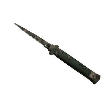 ★ Stiletto Knife - Forest DDPAT
