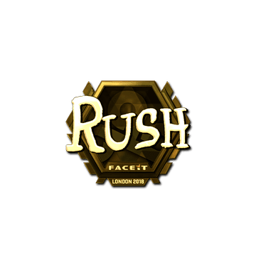 Sticker | RUSH (Gold) | London 2018