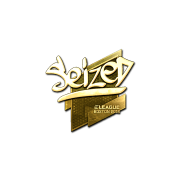 Sticker | seized (Gold) | Boston 2018