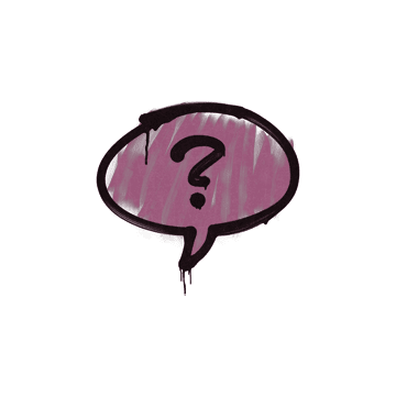 Sealed Graffiti | Question Mark (Princess Pink)