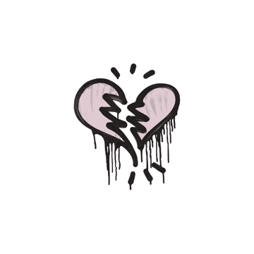 Sealed Graffiti | Broken Heart (War Pig Pink)